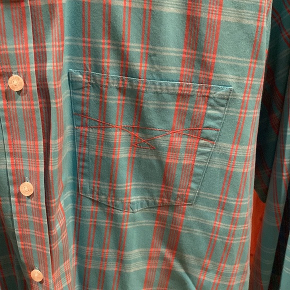 Cruel Girl Size Small Button Down Turquoise Shirt - Picture 4 of 4